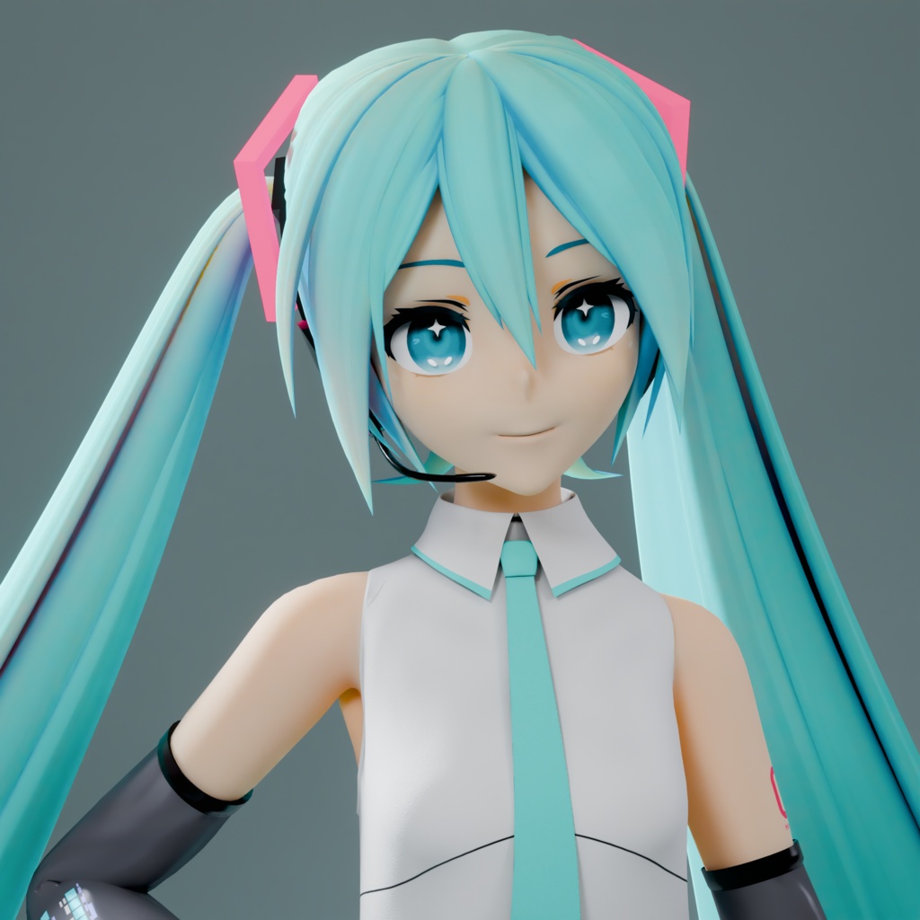 【無料MMD】HBS初音ミク_SP ver2.0