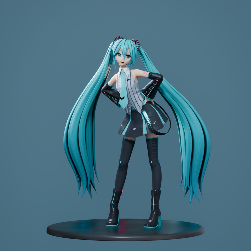【無料MMD】HBS初音ミク_V6
