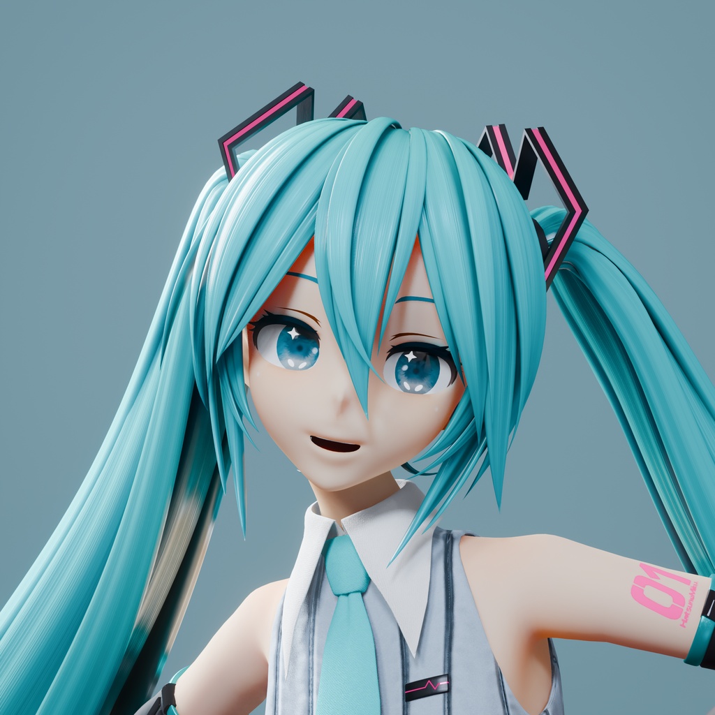 【無料MMD】HBS初音ミク_V6