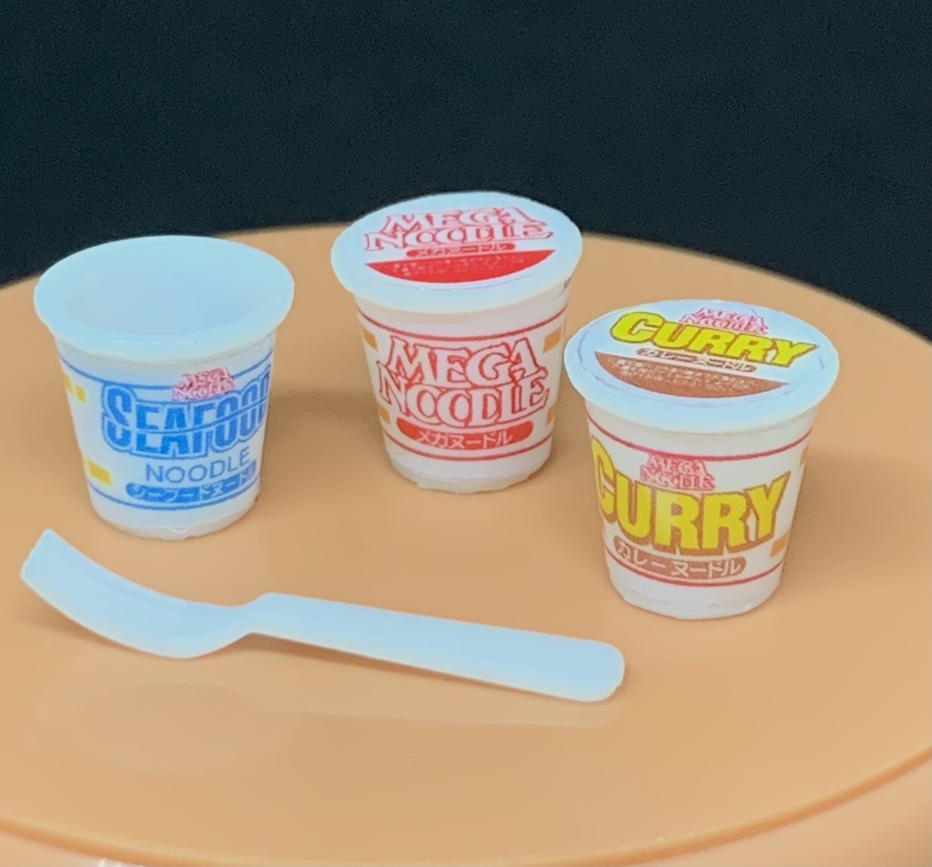 1/12 カップ麺セット:メガヌードル 1食分セット