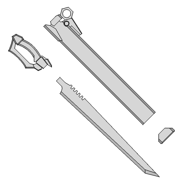 コンバットナイフL 1/10~1/12用