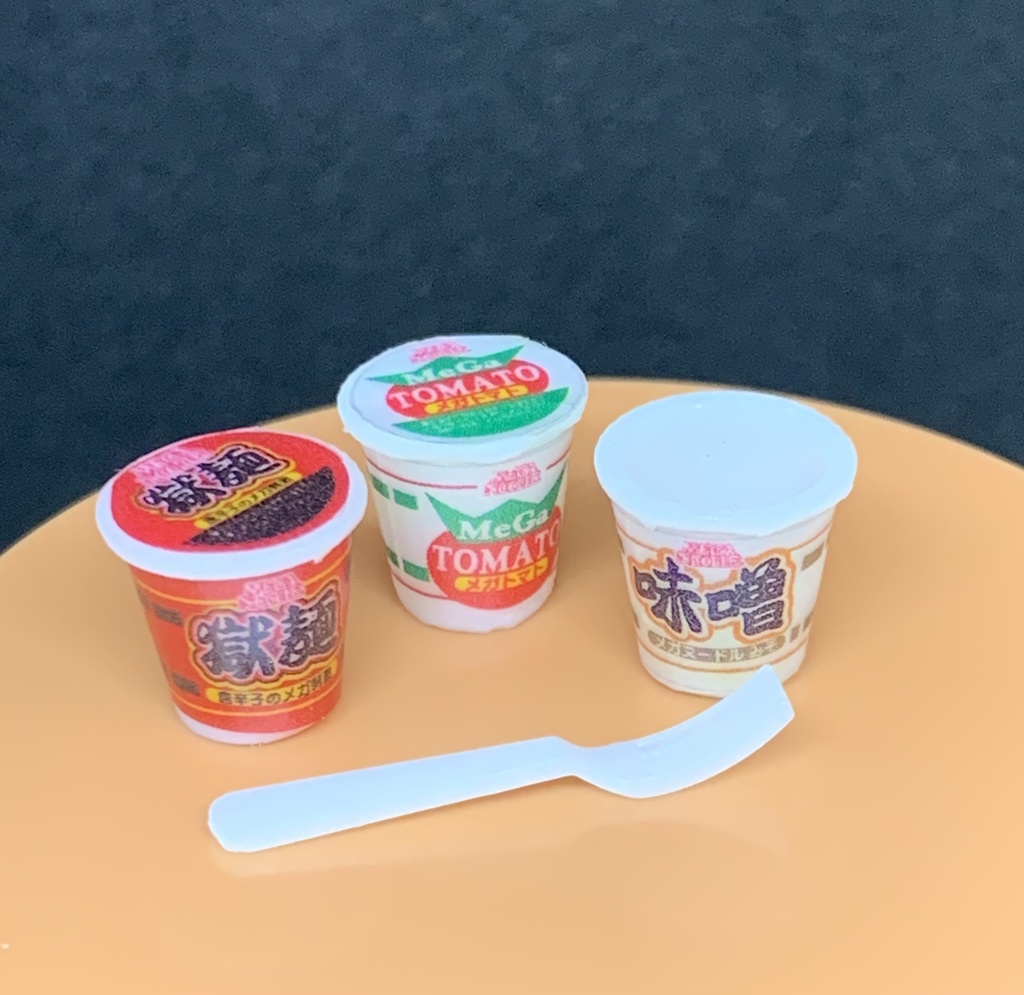 1/12 カップ麺セット:メガヌードル2:1食分セット