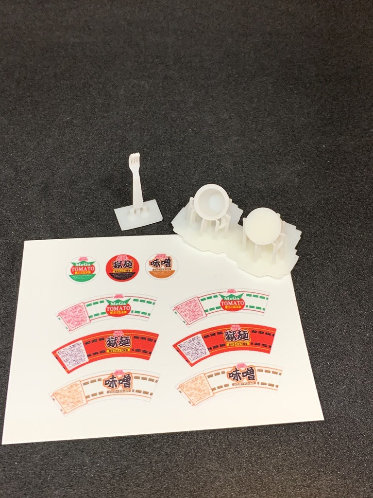 1/12 カップ麺セット:メガヌードル2:1食分セット