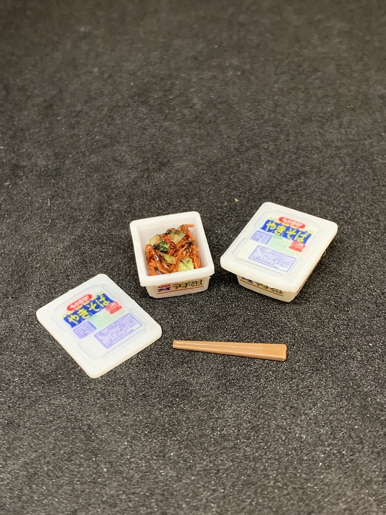 カップやきそば完成品セット:ヘヤンクソースやきそば 1食分セット