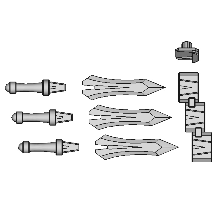ダガー 1/10~1/12サイズ