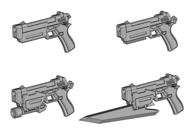 【6/29 13:00】ハンドガン SSG2(2丁セット) 1/10~1/12