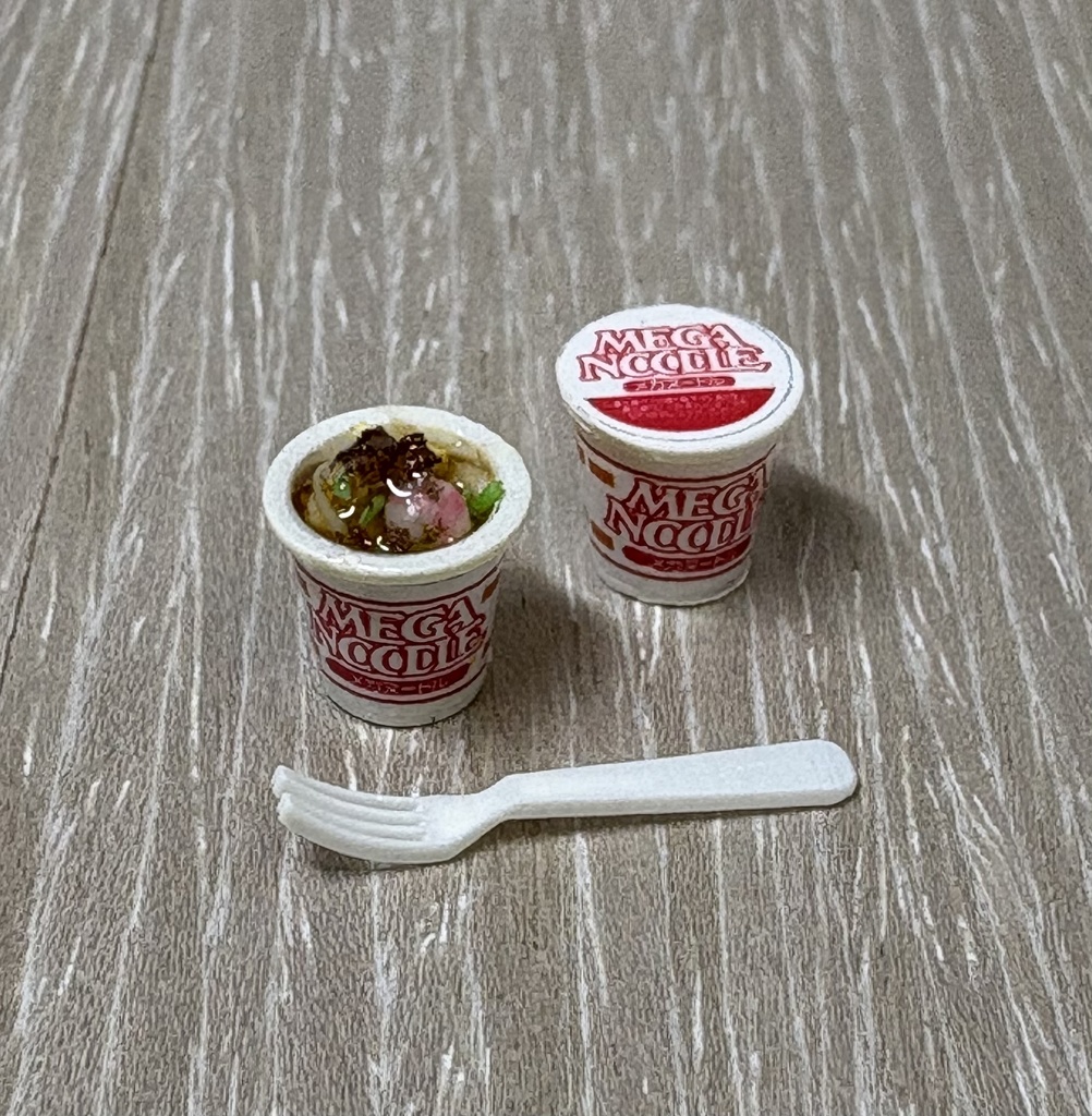 1/12 メガヌードル 塗装済み完成品