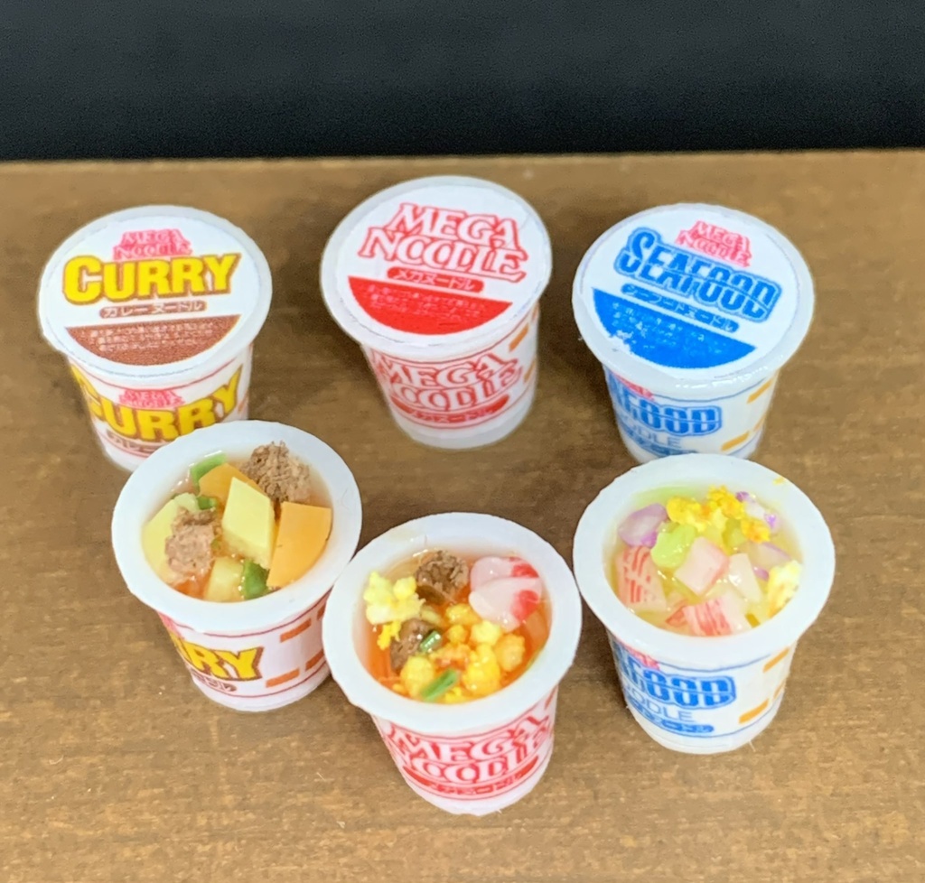 1/12　メガヌードル　塗装済み完成品