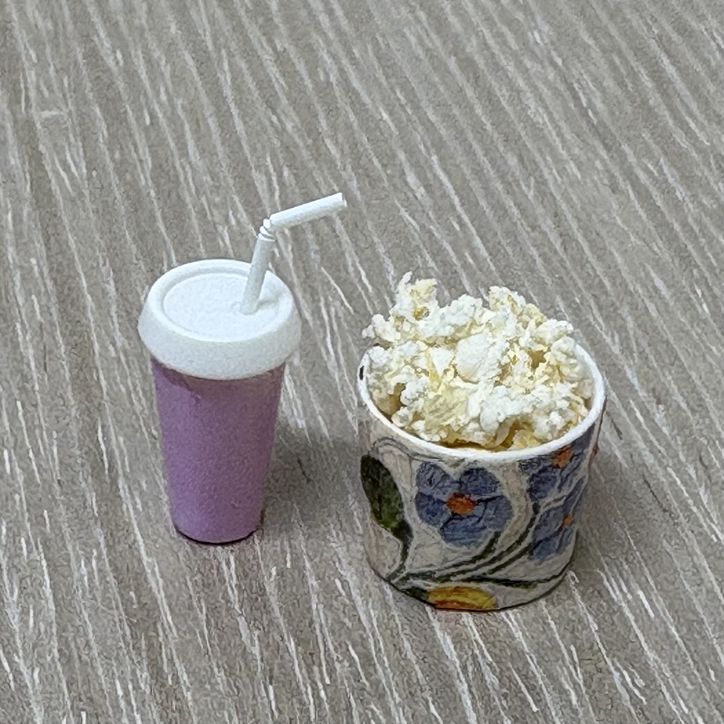 1/12 ポップコーンセット