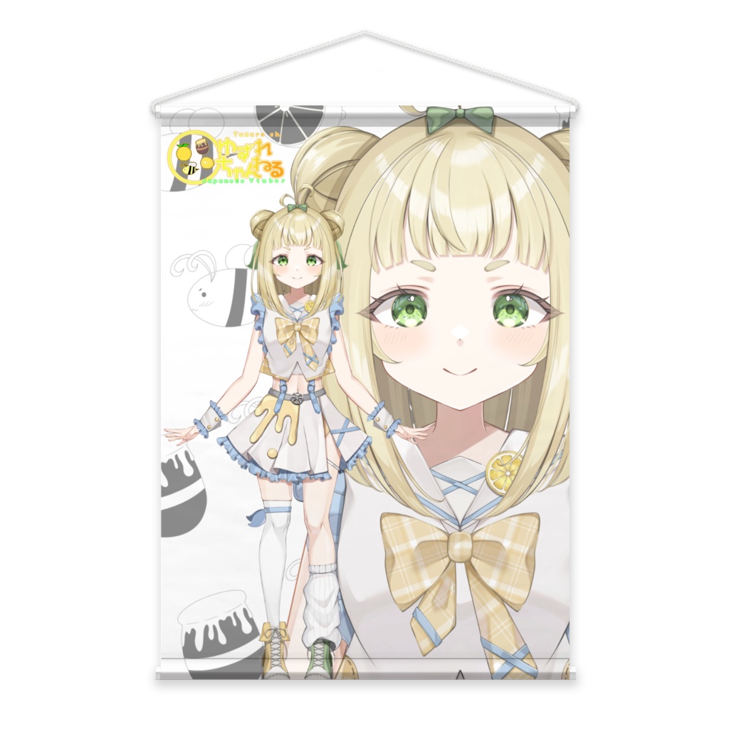 楪葉れみる ダブルスエードB2タペストリー たて