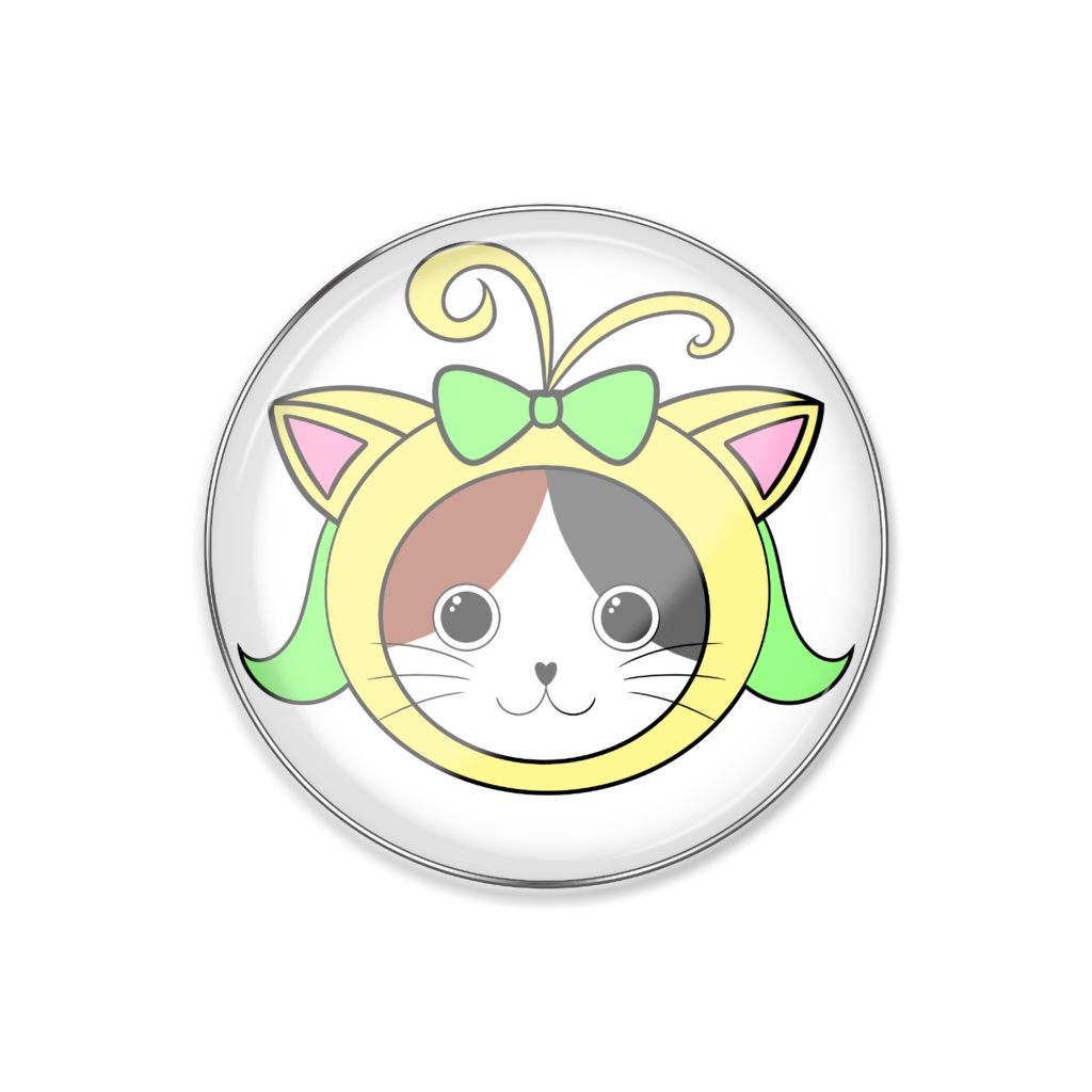 かぷはにー ピンバッジ フェイスver.