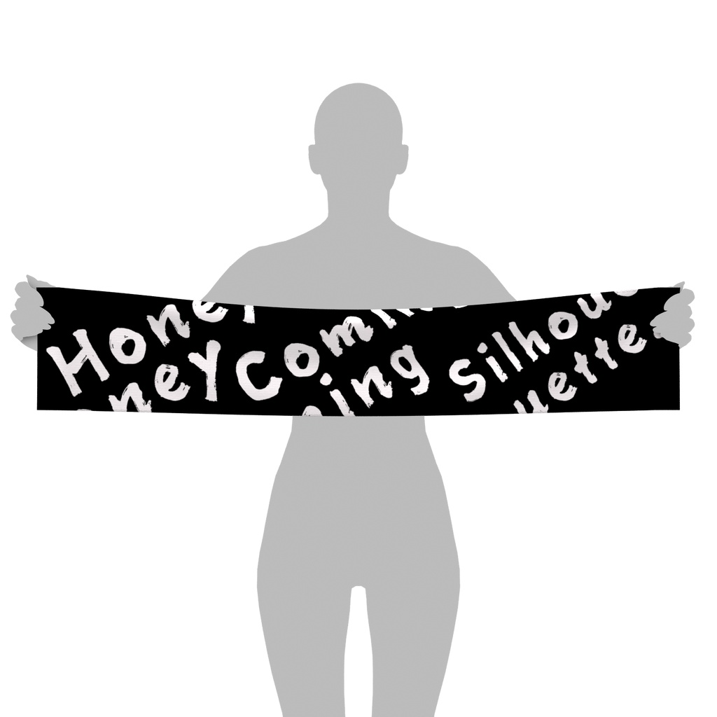 【Practical Merch Collection】Honey Coming Silhouette.マフラータオル