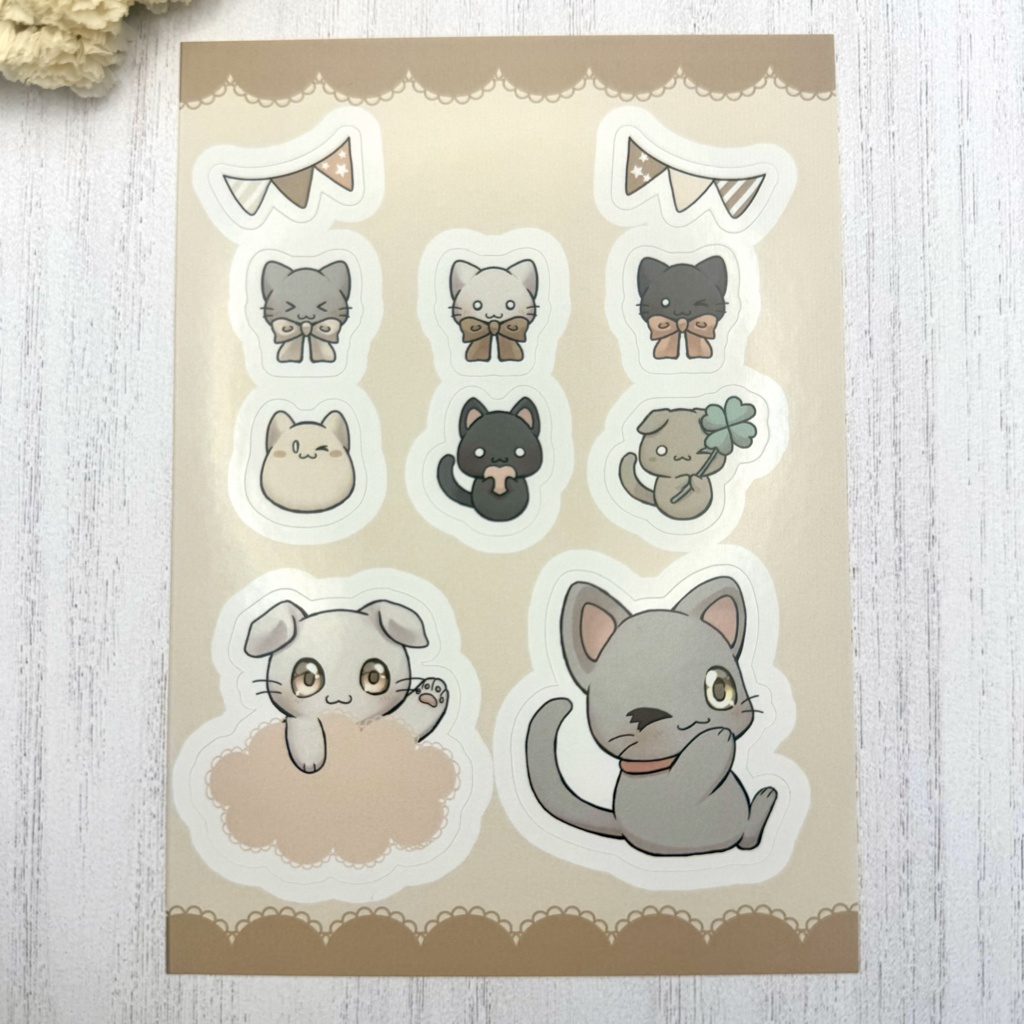 ハーフカットシール