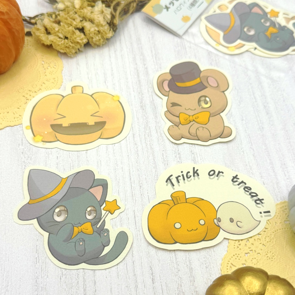 メッセージカード ハロウィンアニマルver