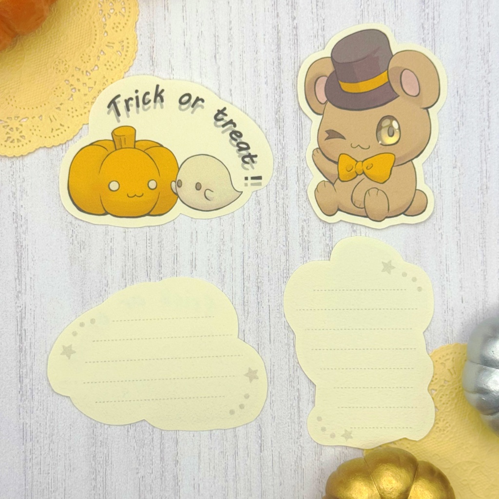 メッセージカード ハロウィンアニマルver