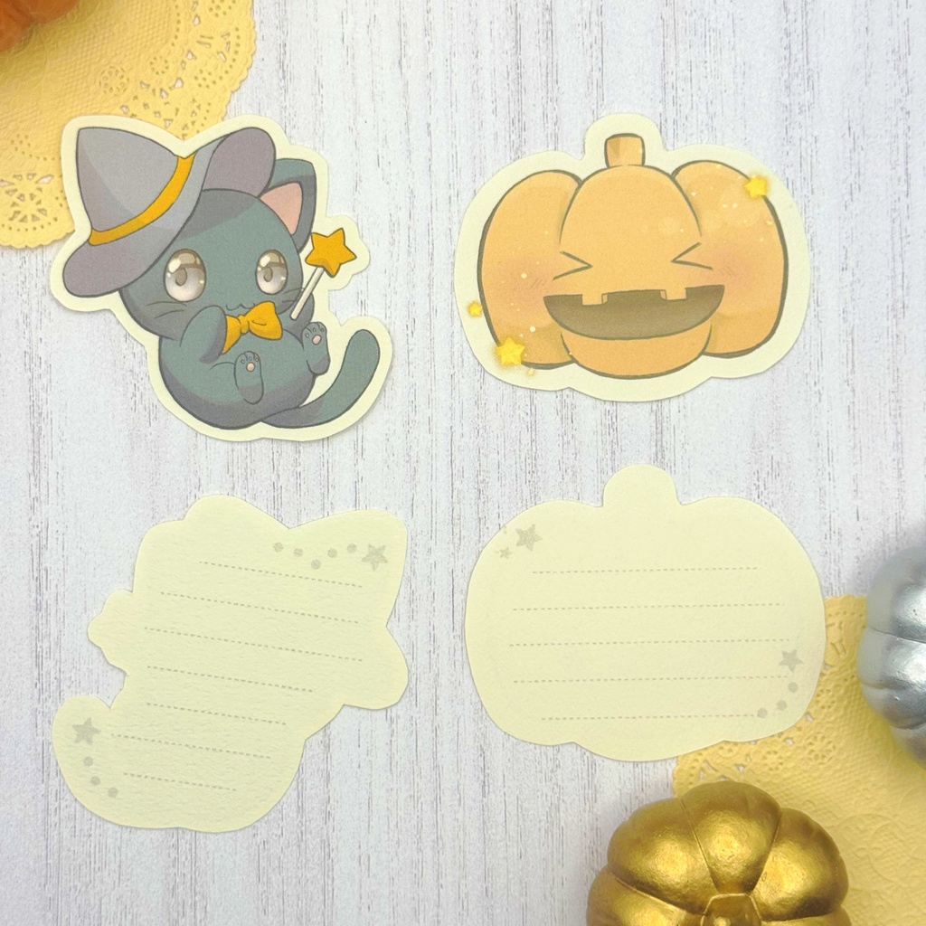 メッセージカード ハロウィンアニマルver