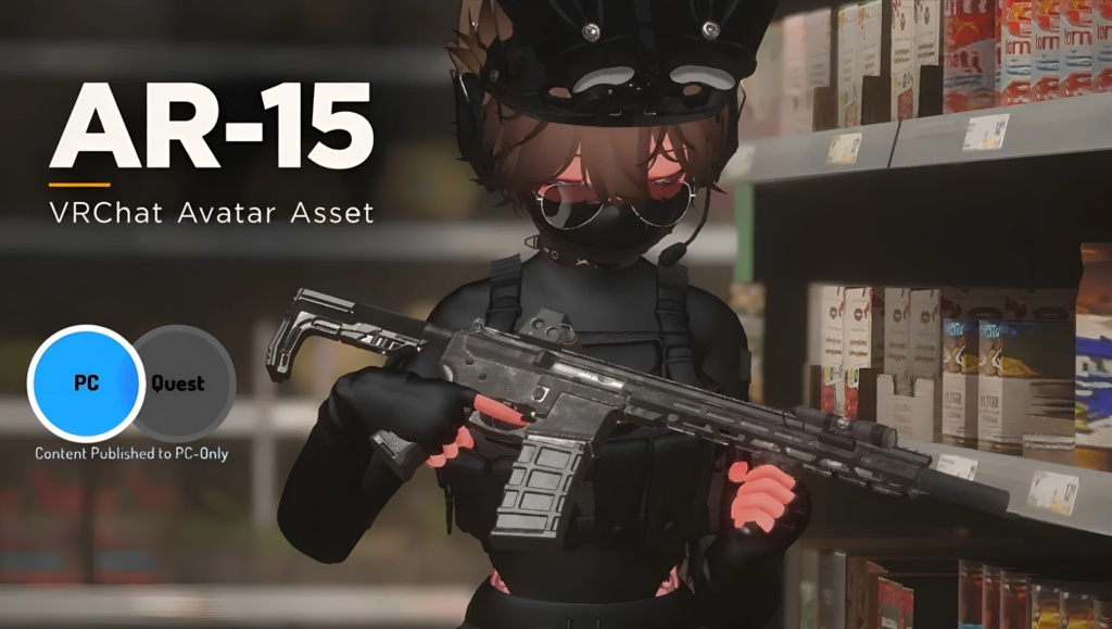 AR-15 | VRChat Avatar Asset
