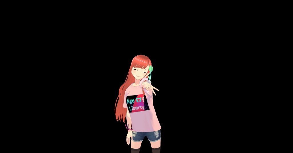【VRoid正式版対応】Age Of LibertyオリジナルTシャツ