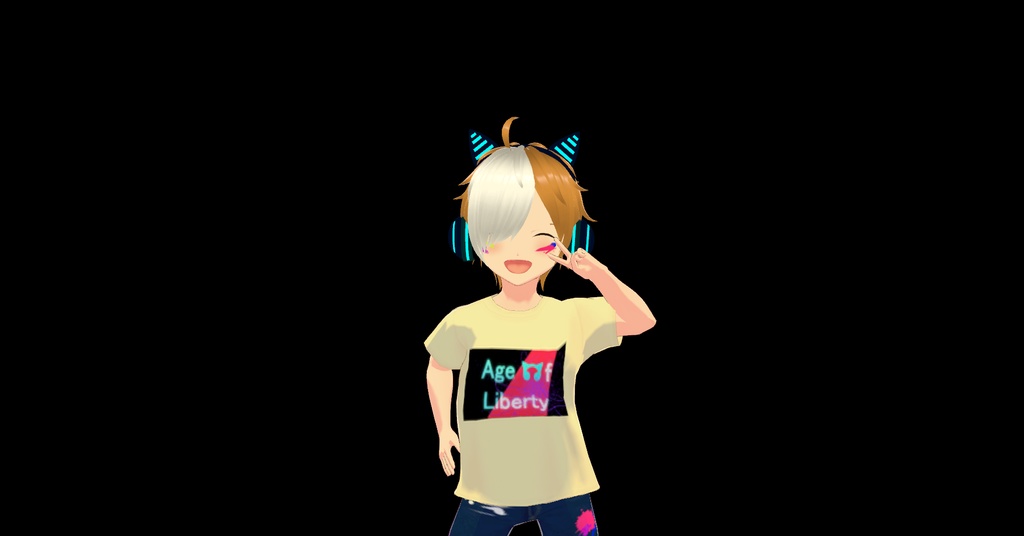 【VRoid正式版対応】Age Of LibertyオリジナルTシャツ