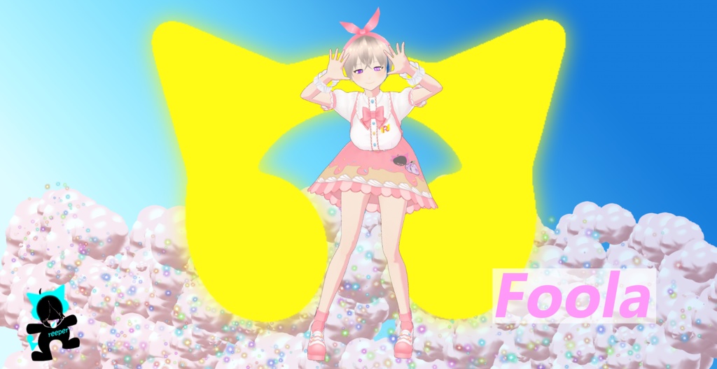 【無料版あり】【VRoid正式版対応】ExpCharmオリジナルパーカー