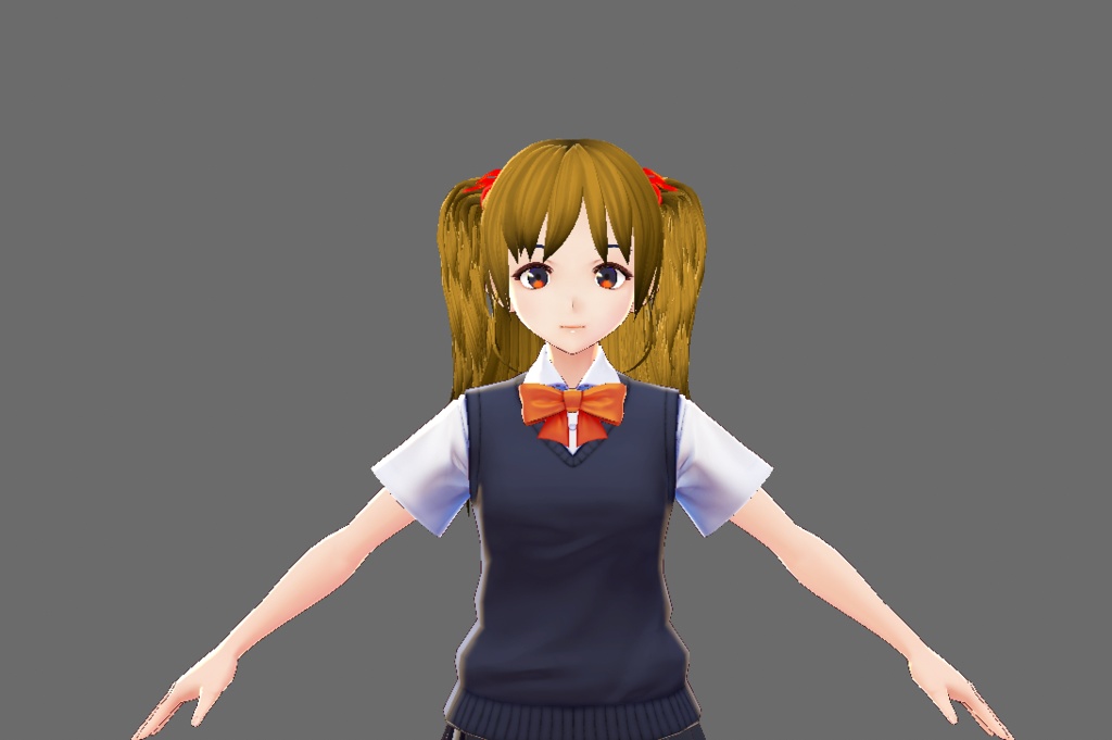 お嬢様風 ツーサイドアップ