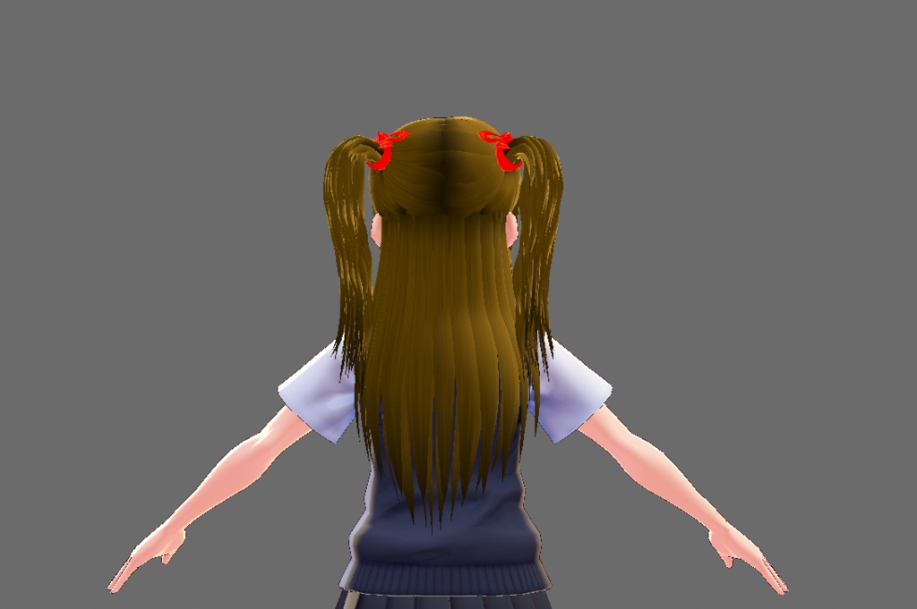 お嬢様風 ツーサイドアップ