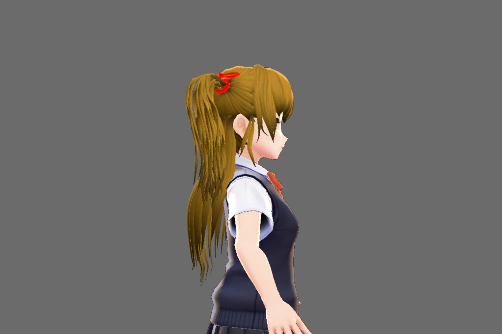 お嬢様風 ツーサイドアップ