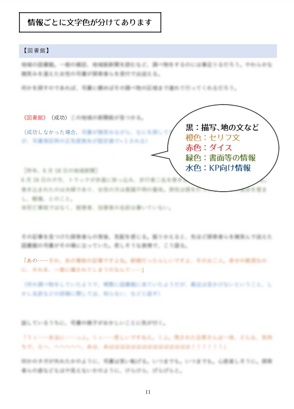 CoCシナリオ「機嫌付き葉書」(シンプル版)