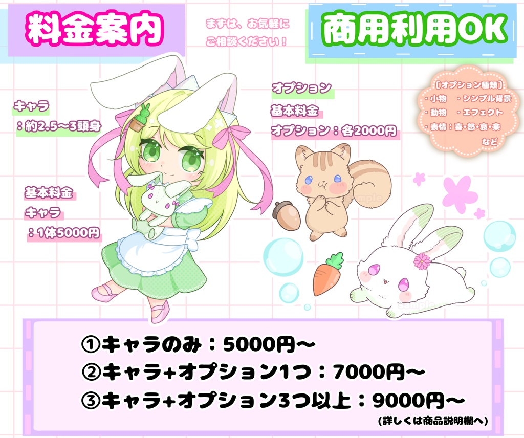 ミニキャラオーダー