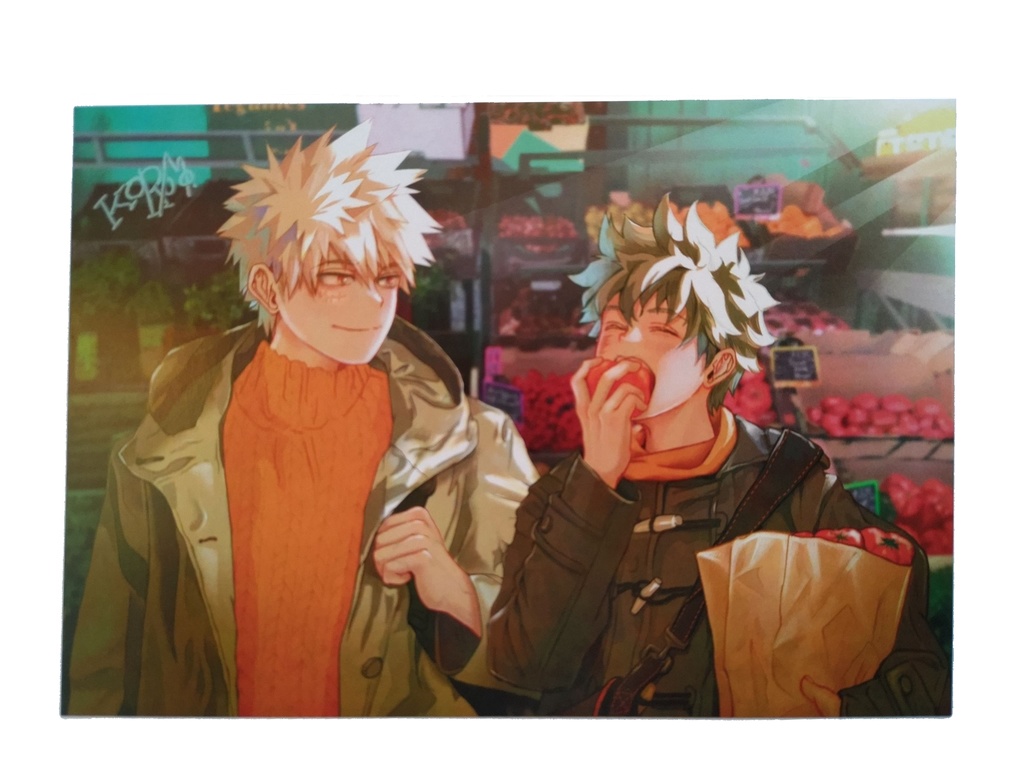 爆豪勝己×緑谷出久　ポストカード