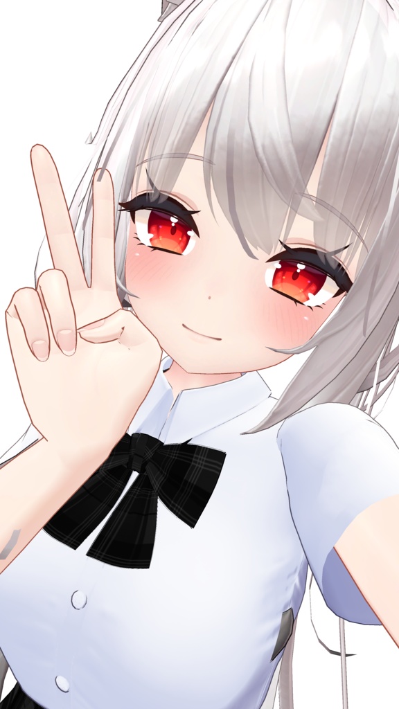 セルフィーポーズ3種 / 3 selfie poses