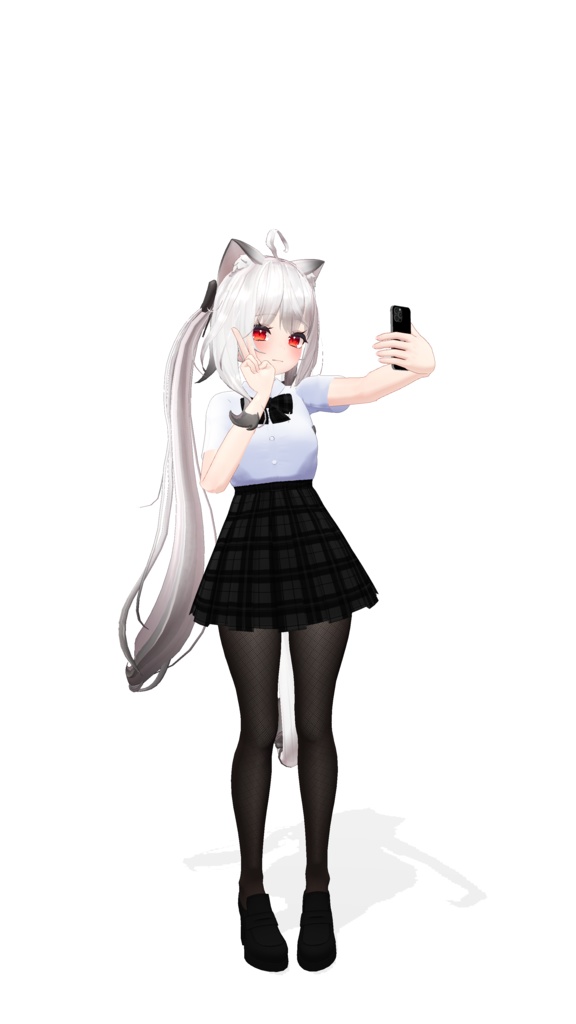 セルフィーポーズ3種 / 3 selfie poses