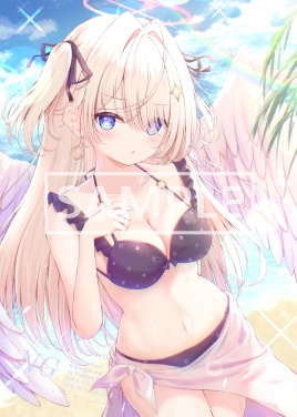  [受注生産8/20まで] 天使ちゃんアクリルブロック