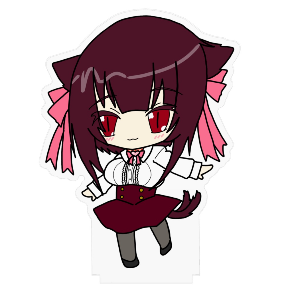 【CreepypastaOC】巫絵梨 アクリルフィギュア