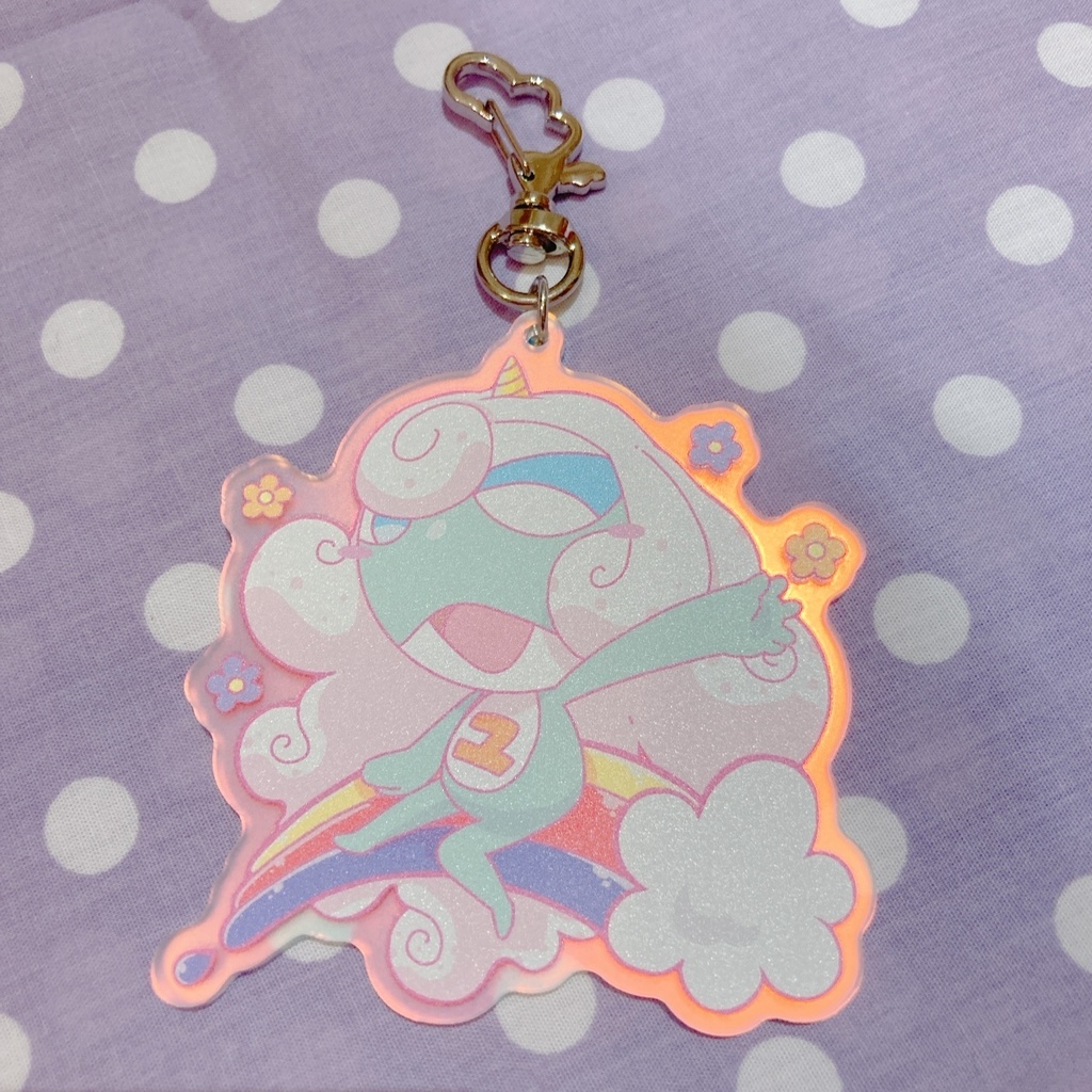 ユニニオーロラアクリルキーホルダー