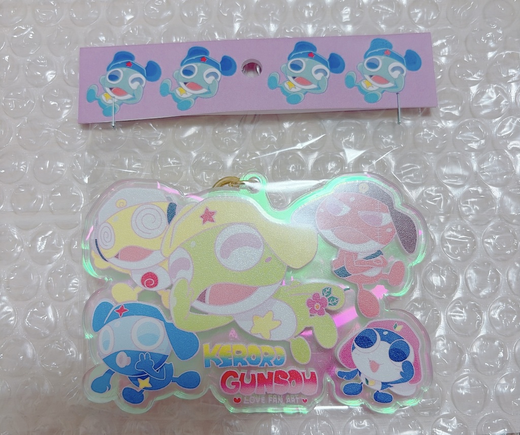 横長ケロロ小隊アクリルキーホルダー