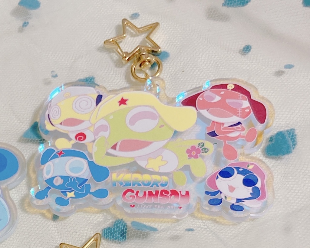 横長ケロロ小隊アクリルキーホルダー