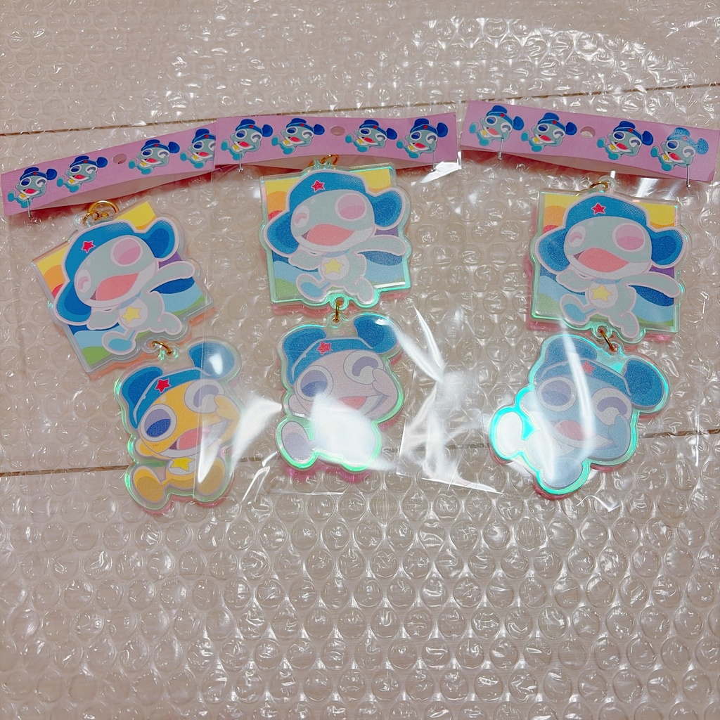 バトラコスの連結アクリルキーホルダー(色選べます!)