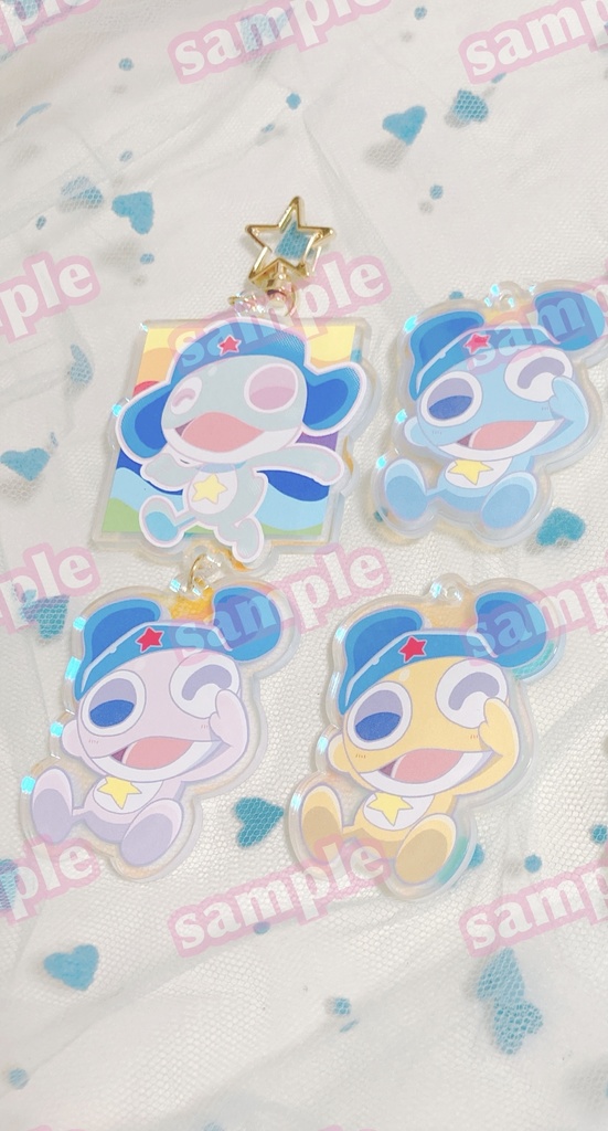 バトラコスの連結アクリルキーホルダー(色選べます!)