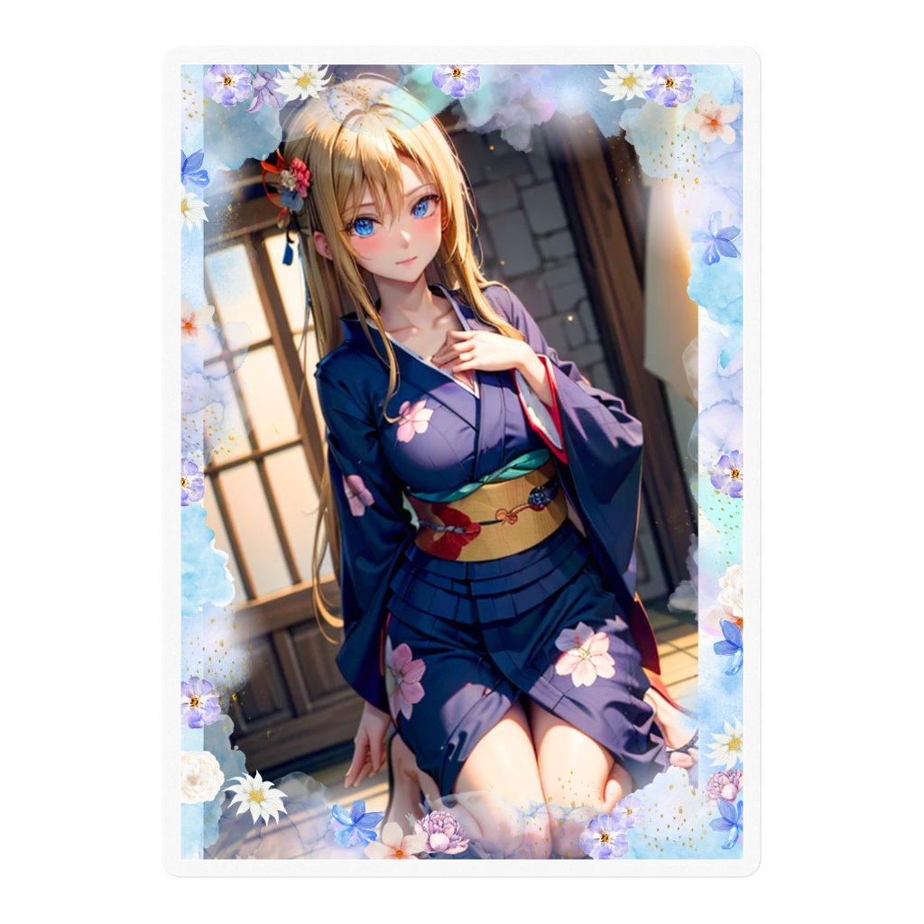 和服美人🩷🎀『華凛』ステッカーシール