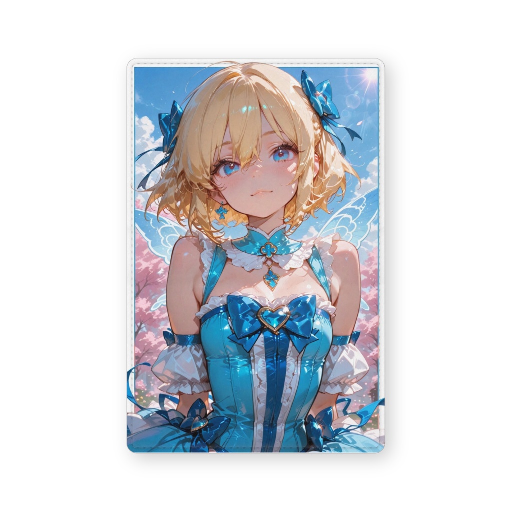 🌸マジックまスター『桜』レザー名刺入れ金髪碧目