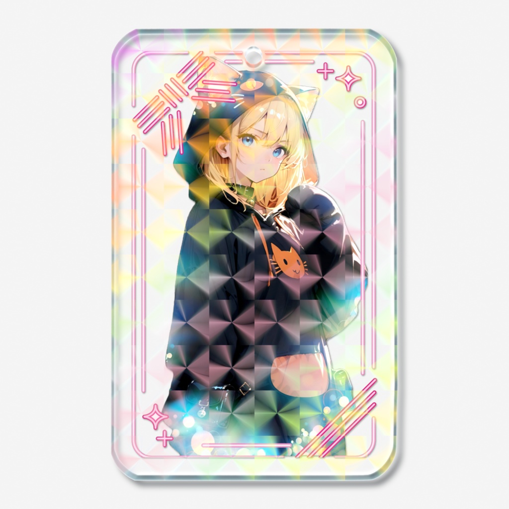 ディアリー✲ ホログラムキーホルダー
