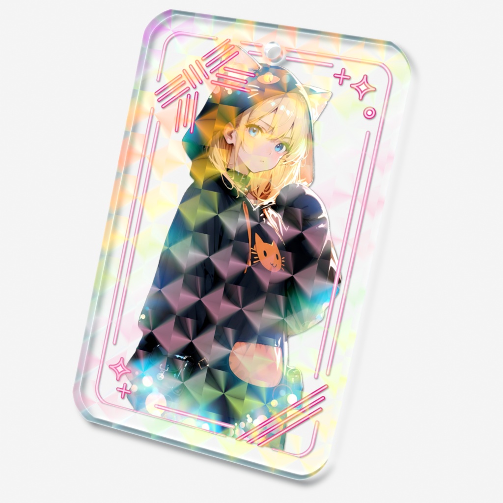 ディアリー✲ ホログラムキーホルダー