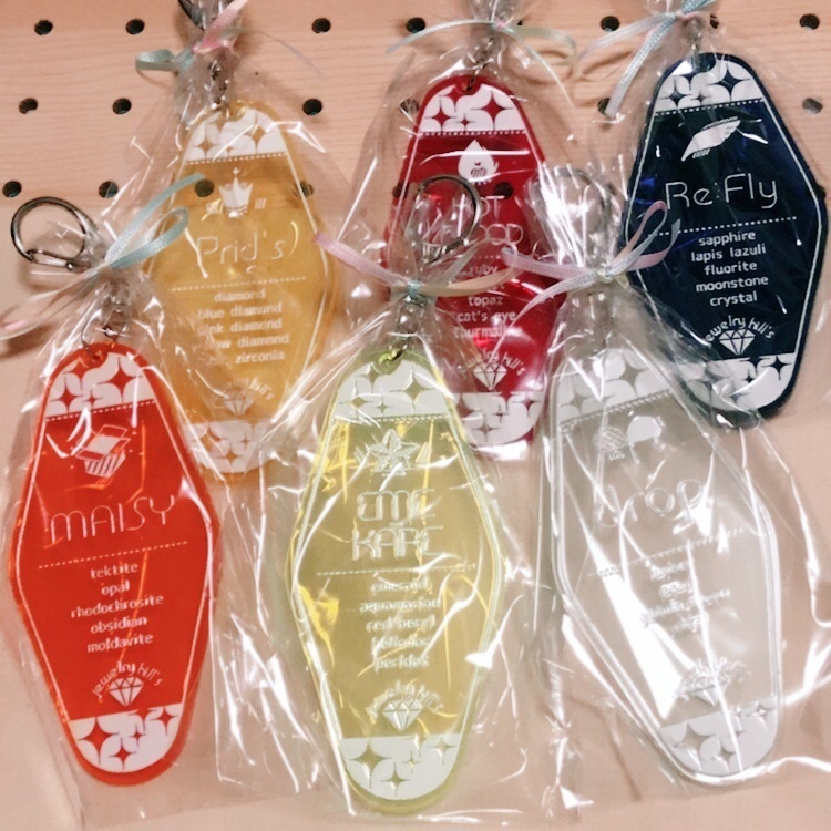 OA!モーテルキー風アクリルキーホルダー