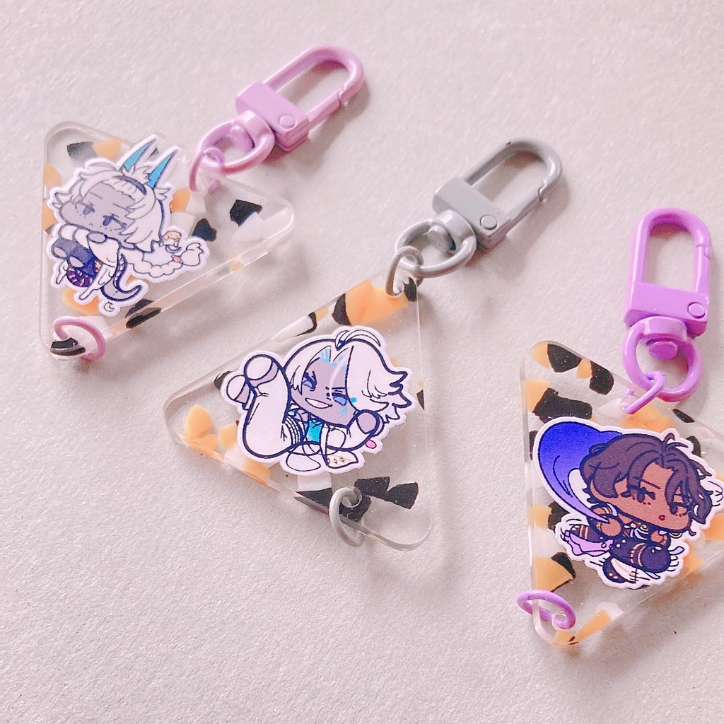 三角ポーチ+アクキーセット(頒布一時停止中)