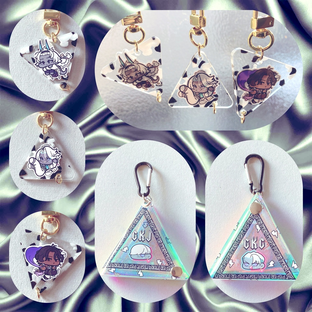 三角ポーチ+アクキーセット(頒布一時停止中)