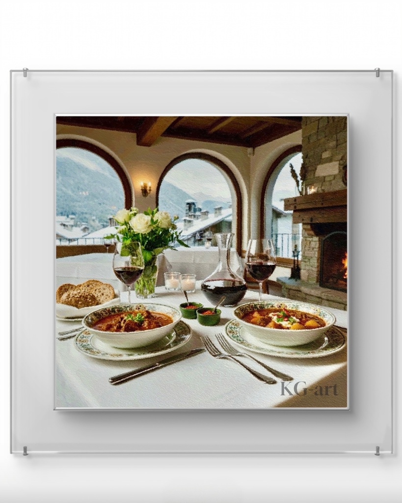 雪窓の食卓 / Table by the Snow Window