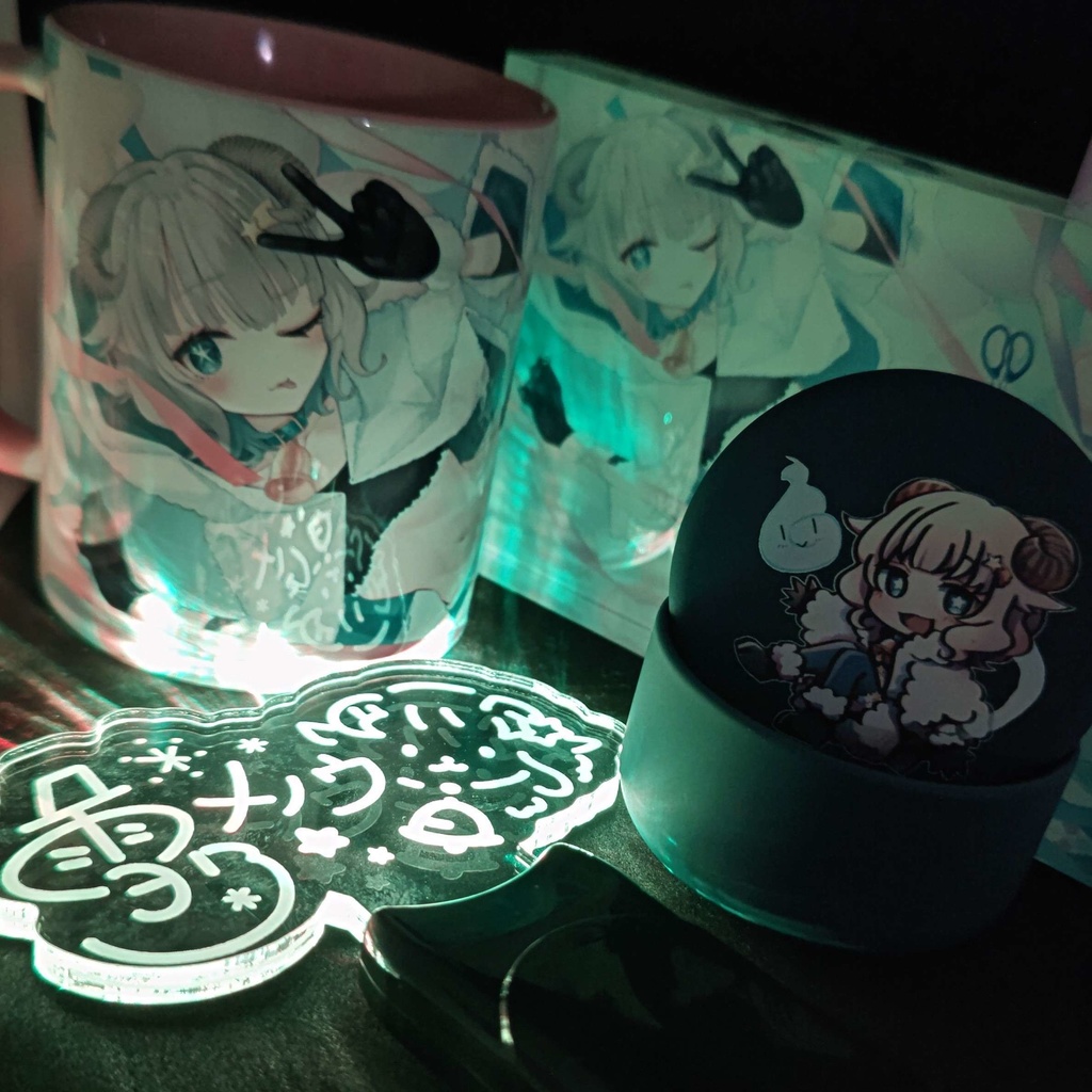 雪乃メノウ二周年記念グッズ