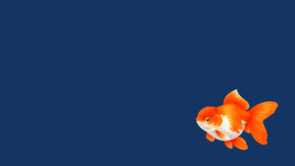 和風背景素材|金魚1号 オランダ獅子頭・0度左右下配置セット10点・7680x4320PNG(高解像度・商用利用可)