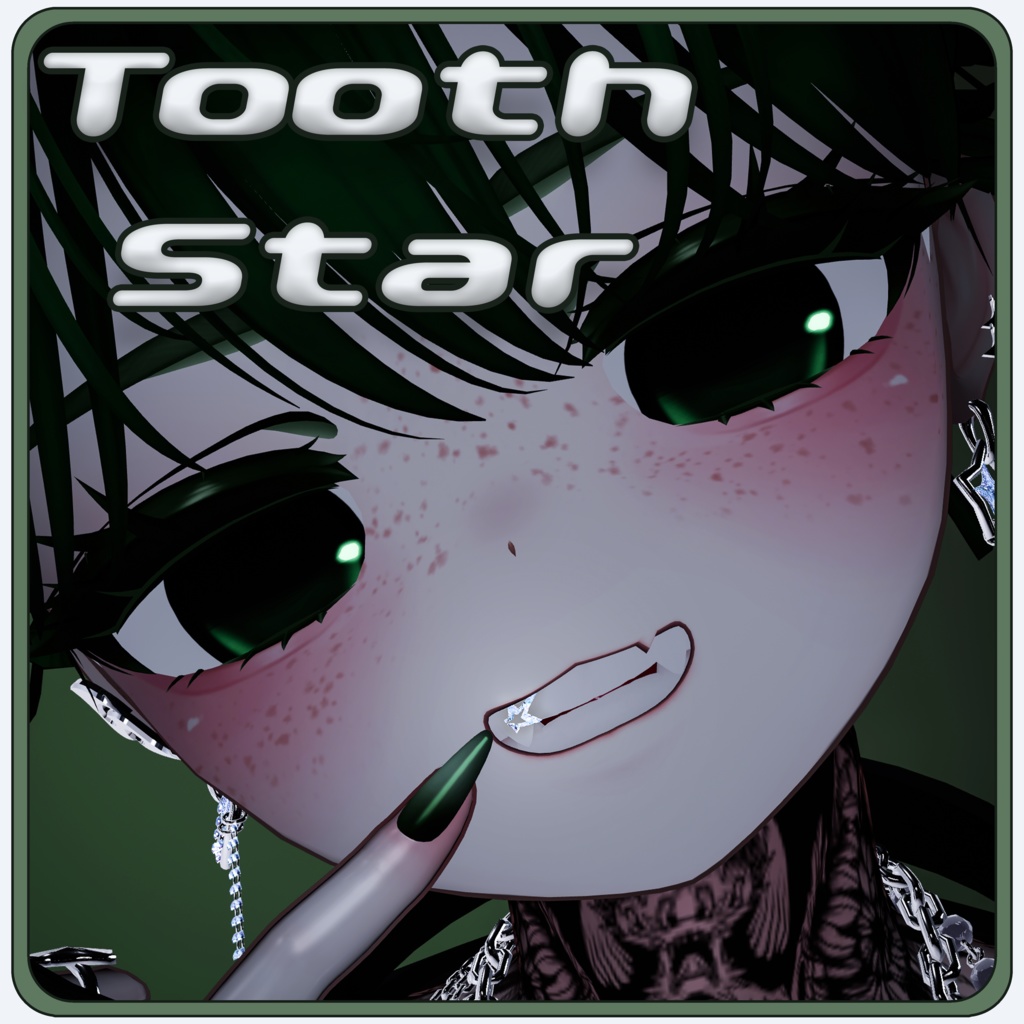 【MA】 Y2K Tooth Star Accessory For Manuka